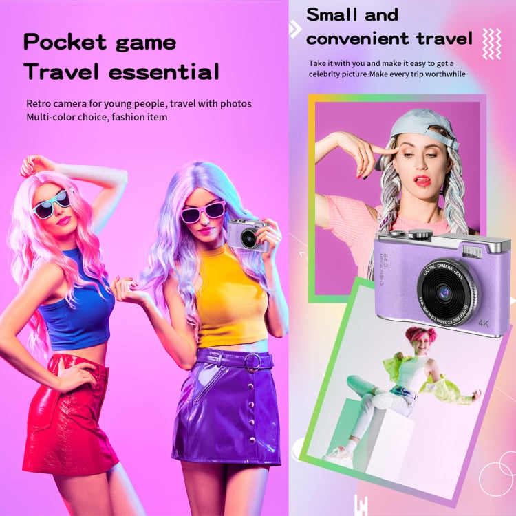 LK003 2.4 inch Dual-lens 4K HD CCD Camera Retro Kids Camera, LK003 LK003 2.4 inch Dual-lens 4K HD CCD Camera Retro Kids Camera, LK003